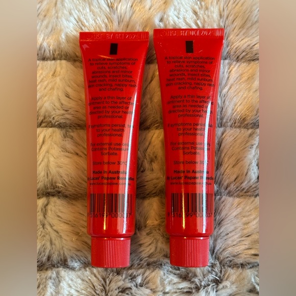 Lucas Papaw Ointment Red Tubes (set of 2) - Picture 2 of 2